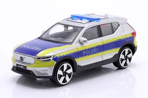 VOLVO EX40 POLICE 2022 BLUE / SILVER / YELLOW / ВОЛЬВО EX40 ПОЛИЦИЯ СИНИЙ СЕРЕБРИСТЫЙ ЖЕЛТЫЙ