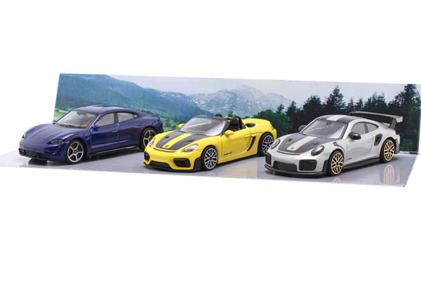3-CAR SET: 2X PORSCHE 911 (992) & 1X PORSCHE 718 (982) / НАБОР ИЗ 3 МОДЕЛЕЙ 2X ПОРШЕ 911 992 1X 718 982