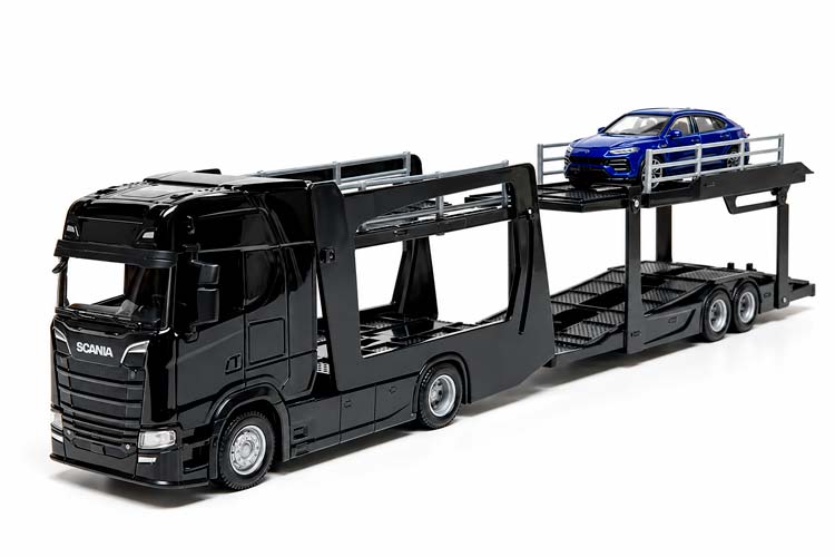 SCANIA 770 S CAR TRANSPORTER WITH LAMBORGHINI URUS / СКАНИЯ 770 S АВТОВОЗ С ЛАМБОРГИНИ УРУС — фото 1