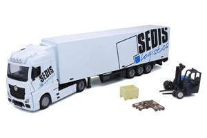 MERCEDES ACTROS LIFT AND LOAD DIE-CAST PALLETS 2023 / МЕРСЕДЕС АКТРОС 2 (С ПОГРУЗЧИКОМ И ПАЛЛЕТАМИ) — фото 3