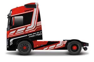 VOLVO FH16 GLOBETROTTER 750 XXL 2023 RED  / ВОЛЬВО ГЛОУБМАСТЕР КРАСНЫЙ — фото 2
