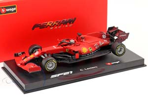FERRARI SF21 CHARLES LECLERC #16 2021 ШАРЛЬ ЛЕКЛЕР (С БОКСОМ) — фото 5