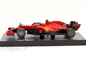 FERRARI SF21 CARLOS SAINZ JR. #55 2021 КАРЛОС САИНЦ (С БОКСОМ) — фото 3