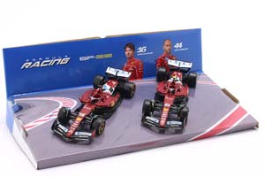 FERRARI SF-24: #16 ШАРЛЬ ЛЕКЛЕР И #55 КАРЛОС САЙНС 2024 НАБОР ИЗ 2-Х БОЛИДОВ ФОРМУЛЫ-1