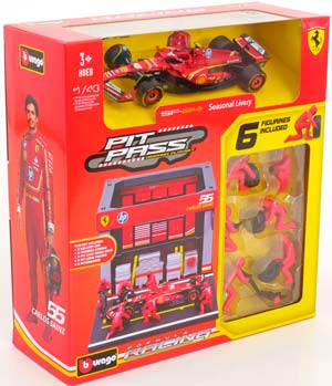 FERRARI SF-24 PIT STOP DIORAMA SET 2024 — фото 2