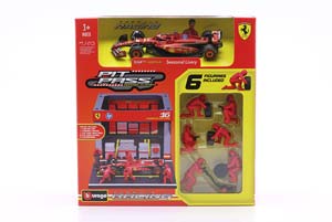 PIT STOP DIORAMA CHARLES LECLERC #16 FORMULA 1 2024 / ПИТ СТОП ДИОРАМА ЧАРЛЕС ЛЕКЛЕРК ФОРМУЛА-1
