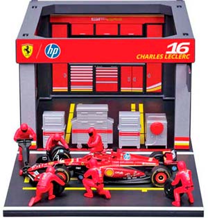 FERRARI SF-24 PIT STOP DIORAMA SET 2024