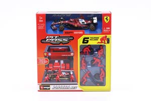 PIT STOP DIORAMA CHARLES LECLERC #16 FORMULA 1 2025 / ПИТ СТОП ДИОРАМА ЧАРЛЕС ЛЕКЛЕРК ФОРМУЛА-1