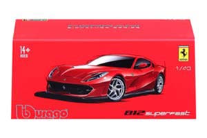 FERRARI 812 SUPERFAST RED (SIGNATURE) / ФЕРРАРИ СУПЕРФАСТ КРАСНЫЙ — фото 5