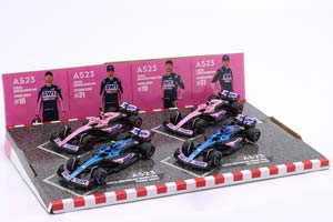 4-CAR SET GASLY #10 & OCON #31 ALPINE A523 FORMULA 1 2023 / 4-CAR СЕТ ГАСЛЙ ОКОН АЛЬПИН A523 ФОРМУЛА-1