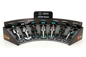 MERCEDES F1 W07-W14E DISPLAY SET 2016-2023