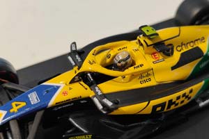 MCLAREN MCL38 #4 MONACO GP 2024 LANDO NORRIS / МАКЛАРЕН МКЛ38 ГРАН-ПРИ МОНАКО ЛАНДО НОРРИС (С ФИГУРКОЙ ПИЛОТА И БОКСОМ) — фото 5