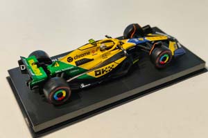 MCLAREN MCL38 #4 MONACO GP 2024 LANDO NORRIS / МАКЛАРЕН МКЛ38 ГРАН-ПРИ МОНАКО ЛАНДО НОРРИС (С ФИГУРКОЙ ПИЛОТА И БОКСОМ) — фото 2