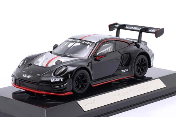 PORSCHE 911 (992) GT3 R BLACK / SILVER / ПОРШЕ 911 992 ГТ3 ЧЕРНЫЙ СЕРЕБРИСТЫЙ