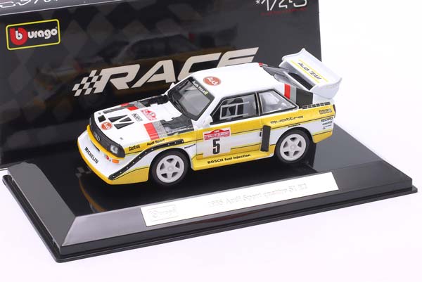 AUDI SPORT QUATTRO S1 E2 #5 WINNER RALLYE SANREMO 1985 RÖHRL, GEISTDÖRFER / АУДИ СПОРТ КВАТТРО S1 E2 ПОБЕДИТЕЛЬ РАЛЛИ САНРЕМО РЁРЛ ГАЙСТДЁРФЕР — фото 3