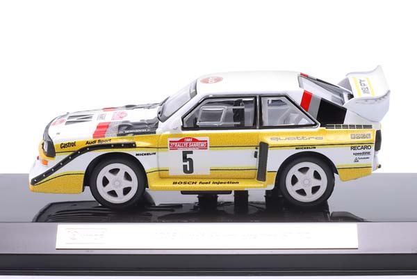 AUDI SPORT QUATTRO S1 E2 #5 WINNER RALLYE SANREMO 1985 RÖHRL, GEISTDÖRFER / АУДИ СПОРТ КВАТТРО S1 E2 ПОБЕДИТЕЛЬ РАЛЛИ САНРЕМО РЁРЛ ГАЙСТДЁРФЕР — фото 4