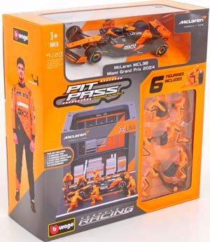 MCLAREN MCL38 GP MIAMI PIT STOP DIORAMA SET 2024 — фото 2