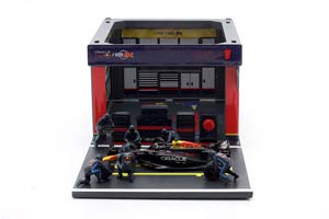 RED BULL RB20 PIT STOP DIORAMA SET 2024 — фото 3