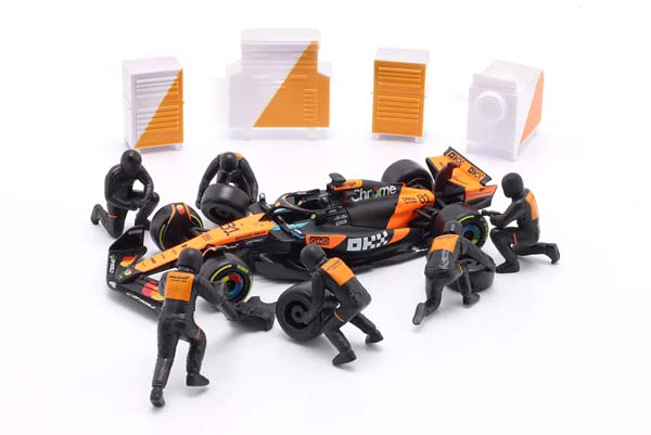 PIT STOP DIORAMA #81 FORMULA 1 2025 OSCAR PIASTRI / ПИТ СТОП ДИОРАМА ФОРМУЛА-1 ОСКАР ПИАСТРИ — фото 2