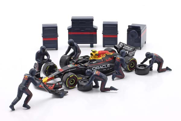 PIT STOP DIORAMA #22 FORMULA 1 2025 YUKI TSUNODA / ПИТ СТОП ДИОРАМА ФОРМУЛА-1 ЮКИ ЦУНОДА — фото 2