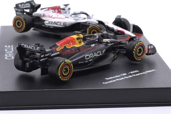 2-CAR SET RED BULL RB21 #1 FORMULA 1 2025 MAX VERSTAPPEN / НАБОР ИЗ 2 МОДЕЛЕЙ РЕД БУЛЛ RB21 ФОРМУЛА-1 МАКС ФЕРСТАППЕН КРАСНЫЙ — фото 5