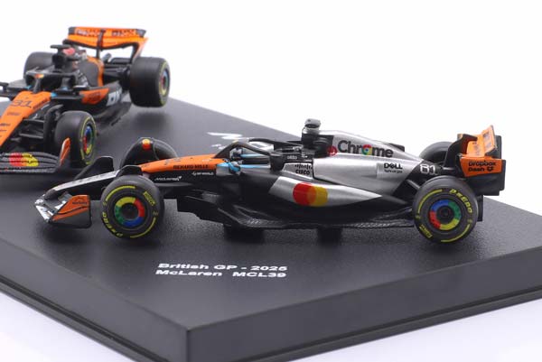 2-CAR SET MCLAREN MCL39 #4 FORMULA 1 2025 OSCAR PIASTRI / НАБОР ИЗ 2 МОДЕЛЕЙ МАКЛАРЕН MCL39 ФОРМУЛА-1 ОСКАР ПИАСТРИ — фото 6