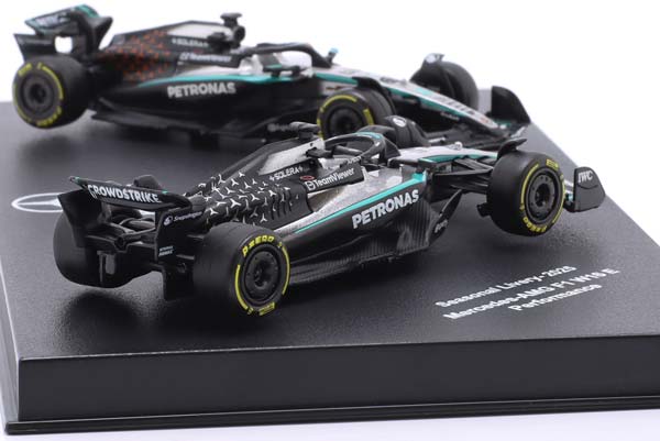 2-CAR SET MERCEDES-AMG F1 W16 E #12 FORMULA 1 2025 KIMI ANTONELLI / НАБОР ИЗ 2 МОДЕЛЕЙ МЕРСЕДЕС-АМГ ФОРМУЛА-1 W16 КИМИ АНТОНЕЛЛИ — фото 4