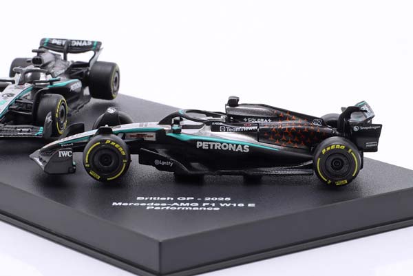 2-CAR SET MERCEDES-AMG F1 W16 E #12 FORMULA 1 2025 KIMI ANTONELLI / НАБОР ИЗ 2 МОДЕЛЕЙ МЕРСЕДЕС-АМГ ФОРМУЛА-1 W16 КИМИ АНТОНЕЛЛИ — фото 5