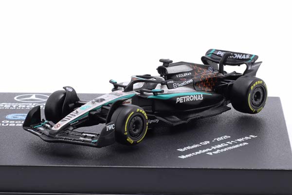 2-CAR SET MERCEDES-AMG F1 W16 #63 FORMULA 1 2025 GEORGE RUSSELL / НАБОР ИЗ 2 МОДЕЛЕЙ МЕРСЕДЕС-АМГ ФОРМУЛА-1 W16 ДЖОРДЖ РАССЕЛЛ