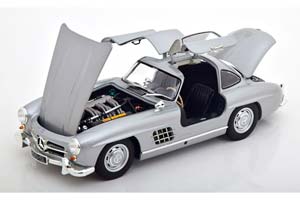 MERCEDES-BENZ 300 SL (W198 I) 1954 - SILVER — фото 3