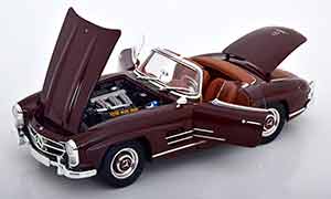 MERCEDES 300 SL ROADSTER 1957 DARK RED / МЕРСЕДЕС РОДСТЕР КРАСНЫЙ — фото 3