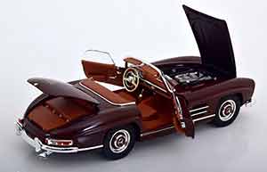 MERCEDES 300 SL ROADSTER 1957 DARK RED / МЕРСЕДЕС РОДСТЕР КРАСНЫЙ — фото 4