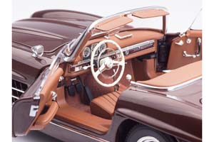 MERCEDES 300 SL ROADSTER 1957 DARK RED / МЕРСЕДЕС РОДСТЕР КРАСНЫЙ — фото 9