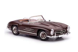 MERCEDES 300 SL ROADSTER 1957 DARK RED / МЕРСЕДЕС РОДСТЕР КРАСНЫЙ — фото 11