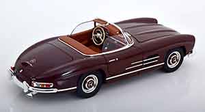 MERCEDES 300 SL ROADSTER 1957 DARK RED / МЕРСЕДЕС РОДСТЕР КРАСНЫЙ — фото 2
