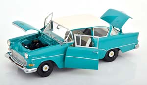 OPEL REKORD P1 SALOON 1958 TURQUOISE WHITE — фото 3
