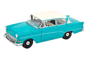 OPEL REKORD P1 SALOON 1958 TURQUOISE WHITE