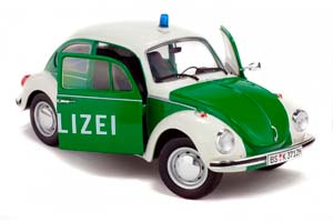 VW VOLKSWAGEN BEETLE 1303 POLIZEI 1974 GREEN/WHITE — фото 3