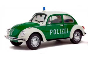 VW VOLKSWAGEN BEETLE 1303 POLIZEI 1974 GREEN/WHITE — фото 12