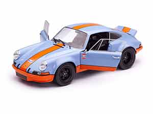 PORSCHE 911 RSR 1973 GULF OIL ГОЛУБОЙ С ОРАНЖЕВЫМ — фото 3