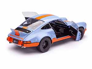 PORSCHE 911 RSR 1973 GULF OIL ГОЛУБОЙ С ОРАНЖЕВЫМ — фото 4