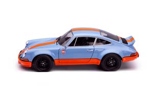 PORSCHE 911 RSR 1973 GULF OIL ГОЛУБОЙ С ОРАНЖЕВЫМ — фото 2
