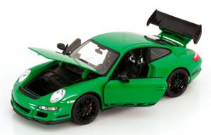 PORSCHE 911 (997) GT3 RS 2007 GREEN BLACK — фото 3