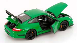 PORSCHE 911 (997) GT3 RS 2007 GREEN BLACK — фото 4