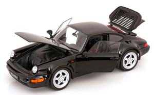 PORSCHE 911 (964) TURBO 1989 BLACK — фото 3