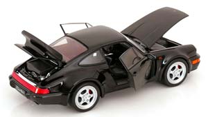 PORSCHE 911 (964) TURBO 1989 BLACK — фото 4