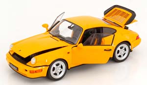 PORSCHE 911 (964) TURBO 1989 YELLOW — фото 3