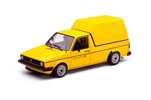 VW VOLKSWAGEN CADDY MK. 1 GERMAN POST 1982 ЖЕЛТЫЙ