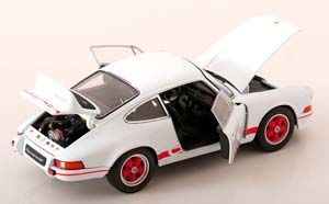 PORSCHE 911 CARRERA RS 2.7 1973 WHITE RED — фото 4