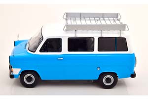 FORD TRANSIT BUS 1965-1970 С ВЕРХНИМ БАГАЖНИКОМ ГОЛУБОЙ С БЕЛЫМ — фото 5